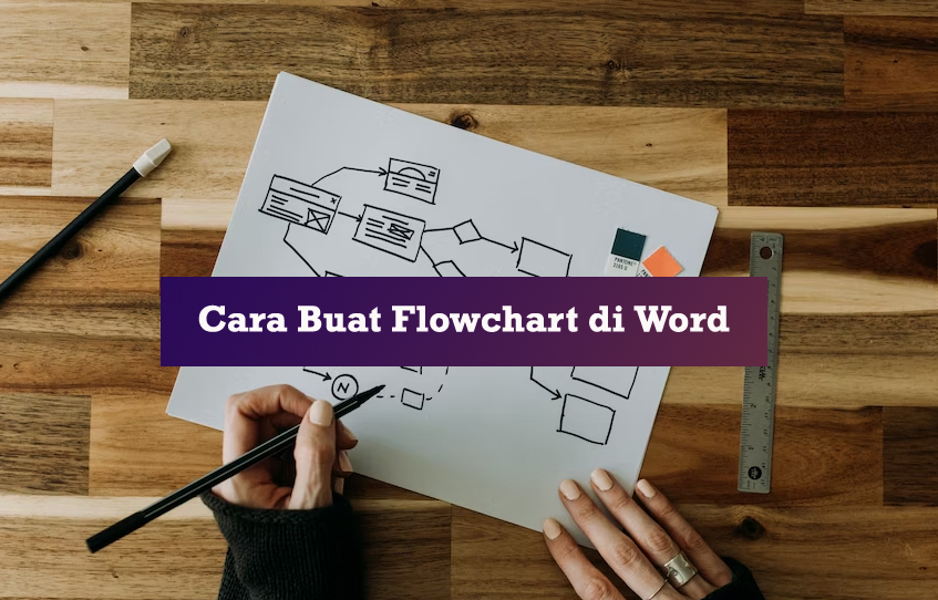 cara buat flowchart di word (1)